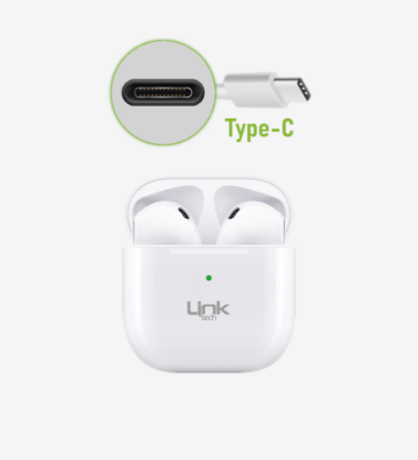 Linktech AP01 TWS Bluetooth Kulaklık — Şarj Kutulu, Dokunmatik Kontrol, iOS/Android Uyumlu resmi