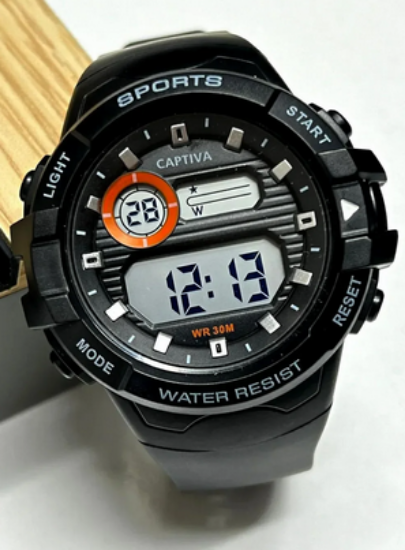 Captiva Su Geçirmez Erkek Spor Kol Saati — Şık ve Dayanıklı Tasarım resmi