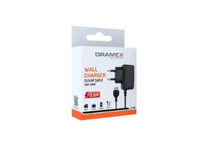 Dramex J13K / D880 - E1205 0.6A 1 m Kablolu Şarj Adaptörü resmi