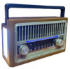 KTF-1655 Nostaljik Radyo / Bluetooth Hoparlör — USB / TF / FM & El Fenerli Tasarım resmi