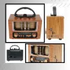 KTF-2015 Gönüllere Müzik Getiren Nostaljik Radyo — Bluetooth / FM / USB / LED Işık + Retro Tasarım resmi