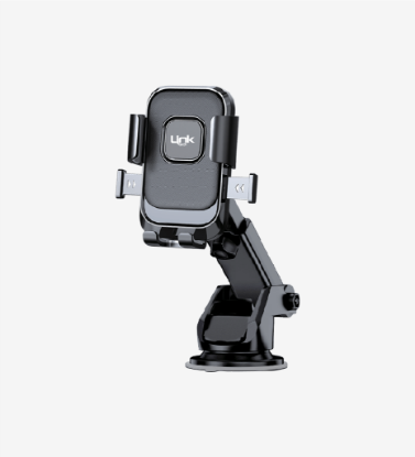 Link H735E Araç Telefon Tutucu — 360° Döner Kelepçe & Vantuzlu Montaj resmi