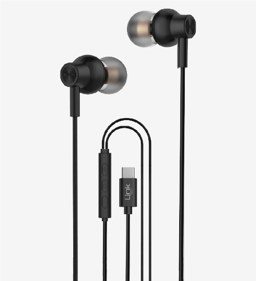 Mikrofonlu Yüksek Baslı Kulak İçi Kablolu Kulaklık (Type-C) (LHF-H72) resmi